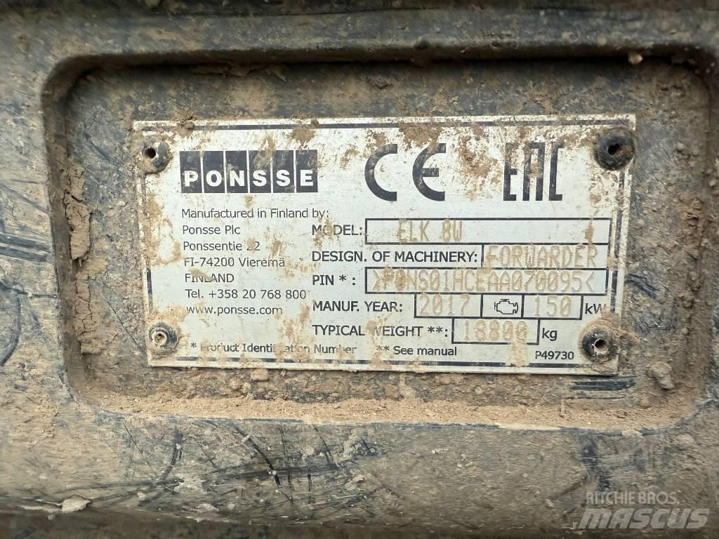 Ponsse ELK 8W Transportoare