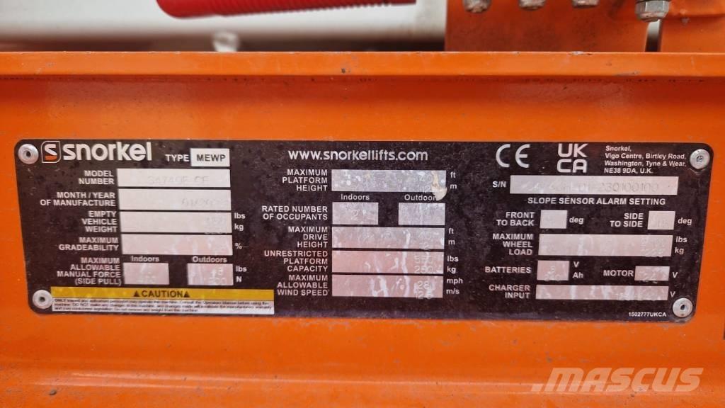 Snorkel S4740E Platforme foarfeca