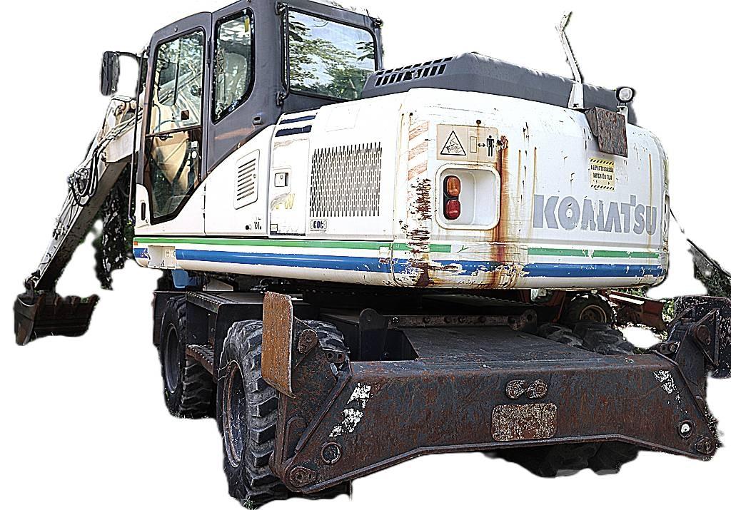 Komatsu PW 140-7 Buldoexcavatoare