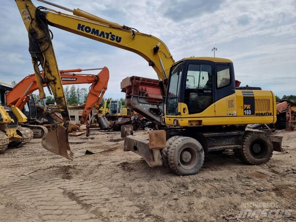 Komatsu PW 160-7 Excavatoare cu roti