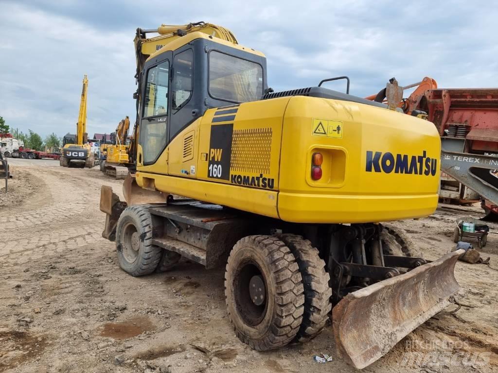 Komatsu PW 160-7 Excavatoare cu roti
