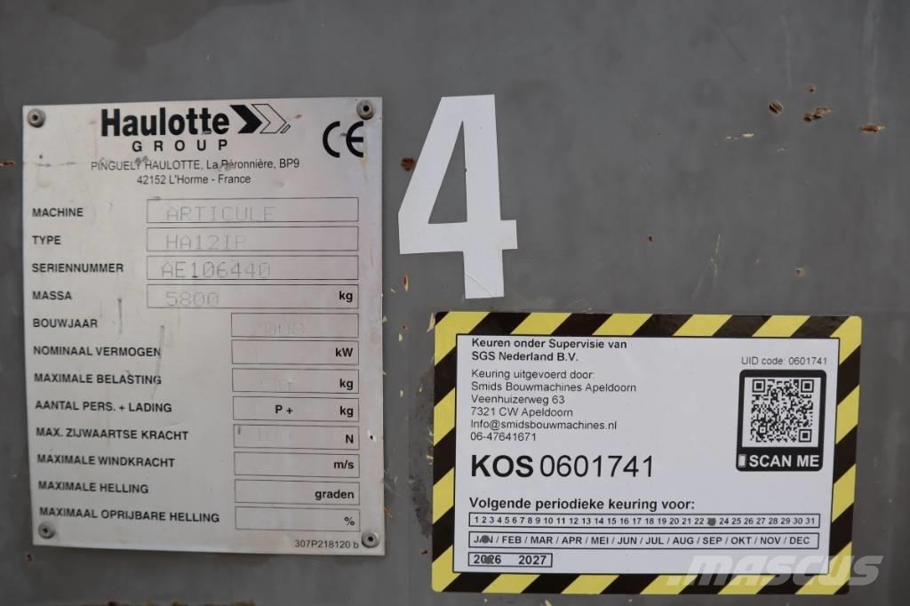 Haulotte HA12IP 2WD Nacele cu brat articulat