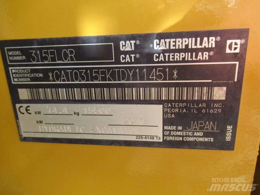 CAT 315F LCR Excavatoare pe șenile
