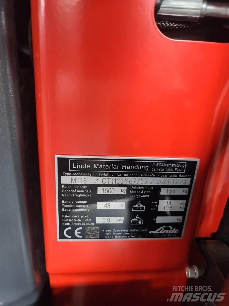 Linde MT15 Stivuitor electric