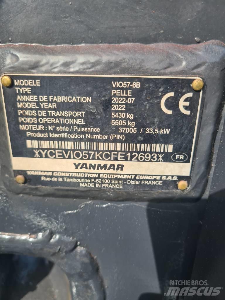 Yanmar Vio 57-6B Mini excavatoare < 7t