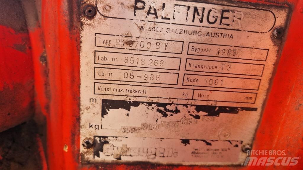 Palfinger PK 9700 Macarale de încarcat