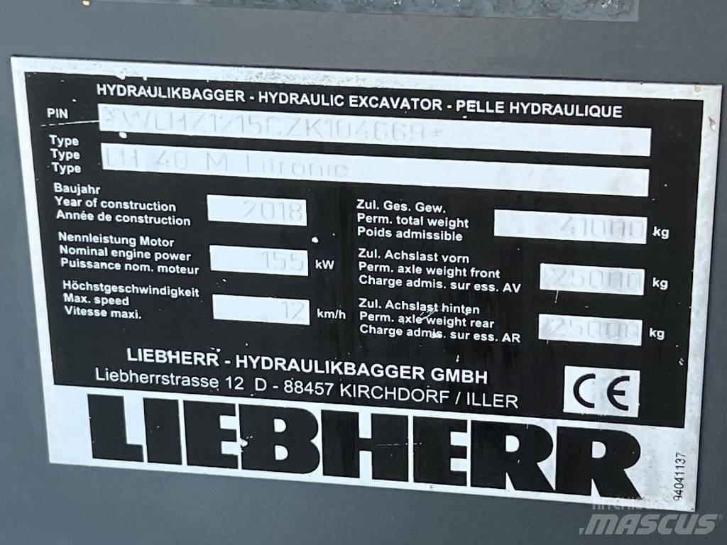 Liebherr LH 40 M ERC Stivuitoare - Altele