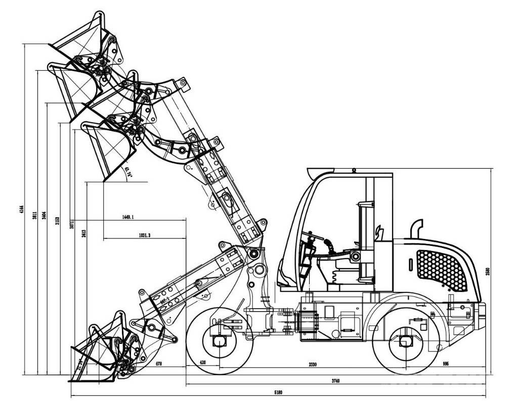  Manitech  MTech 4,5T Încărcătoare pe roți telescopice