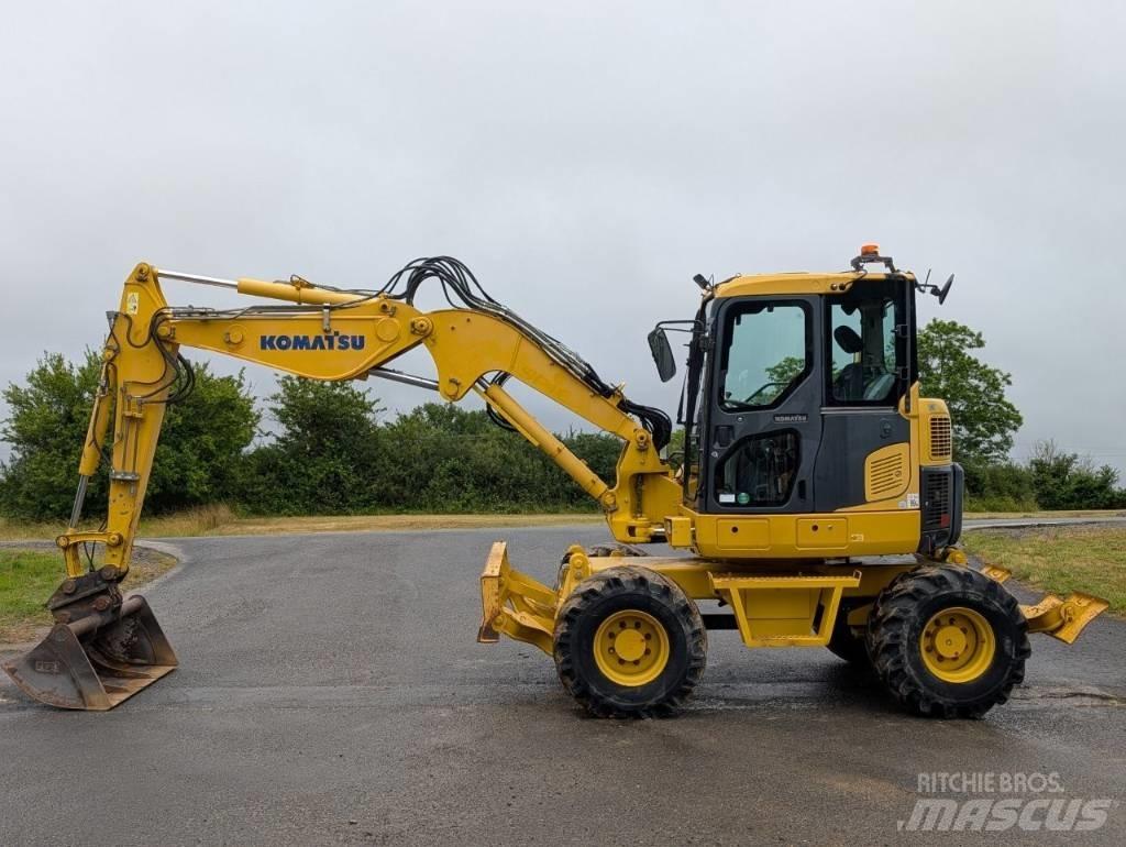 Komatsu PW 98 MR-8 Excavatoare cu roti