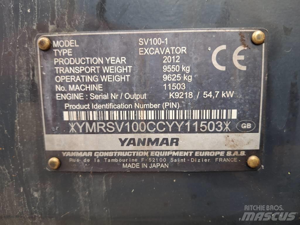 Yanmar SV 100-1 Excavatoare 7t - 12t