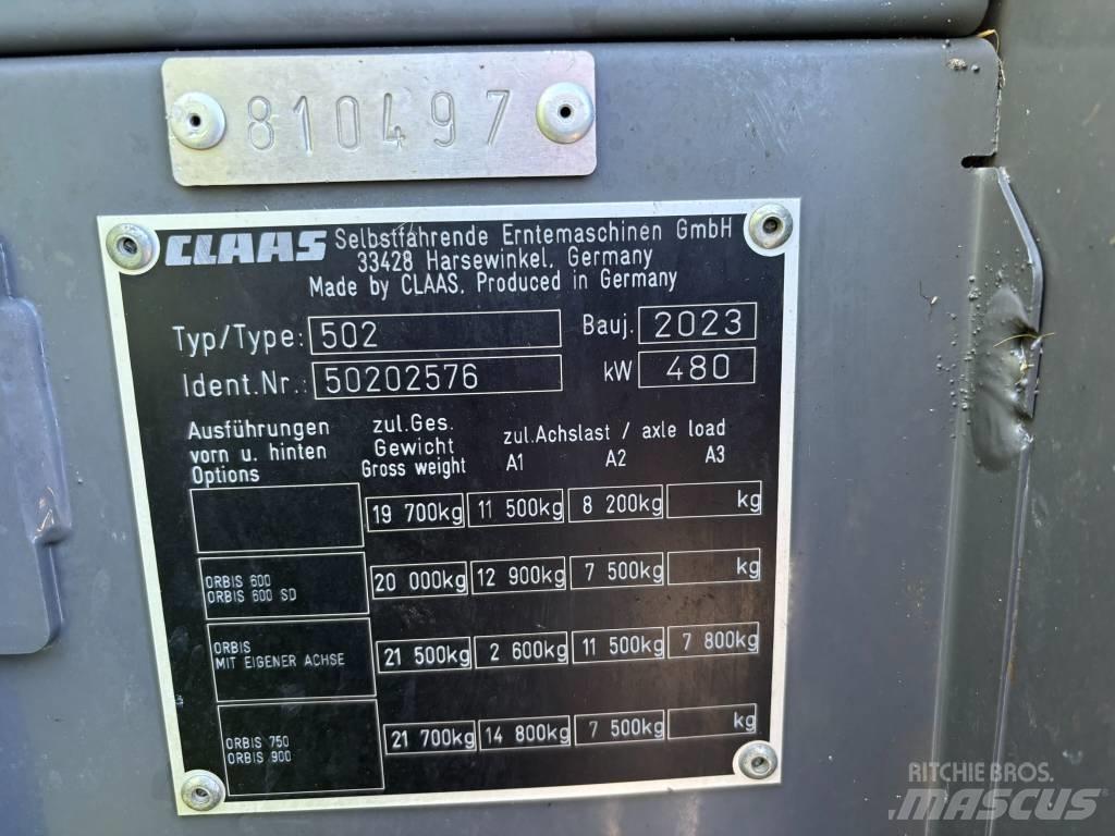 CLAAS Jaguar 960 4WD Forajere cu autopropulsare