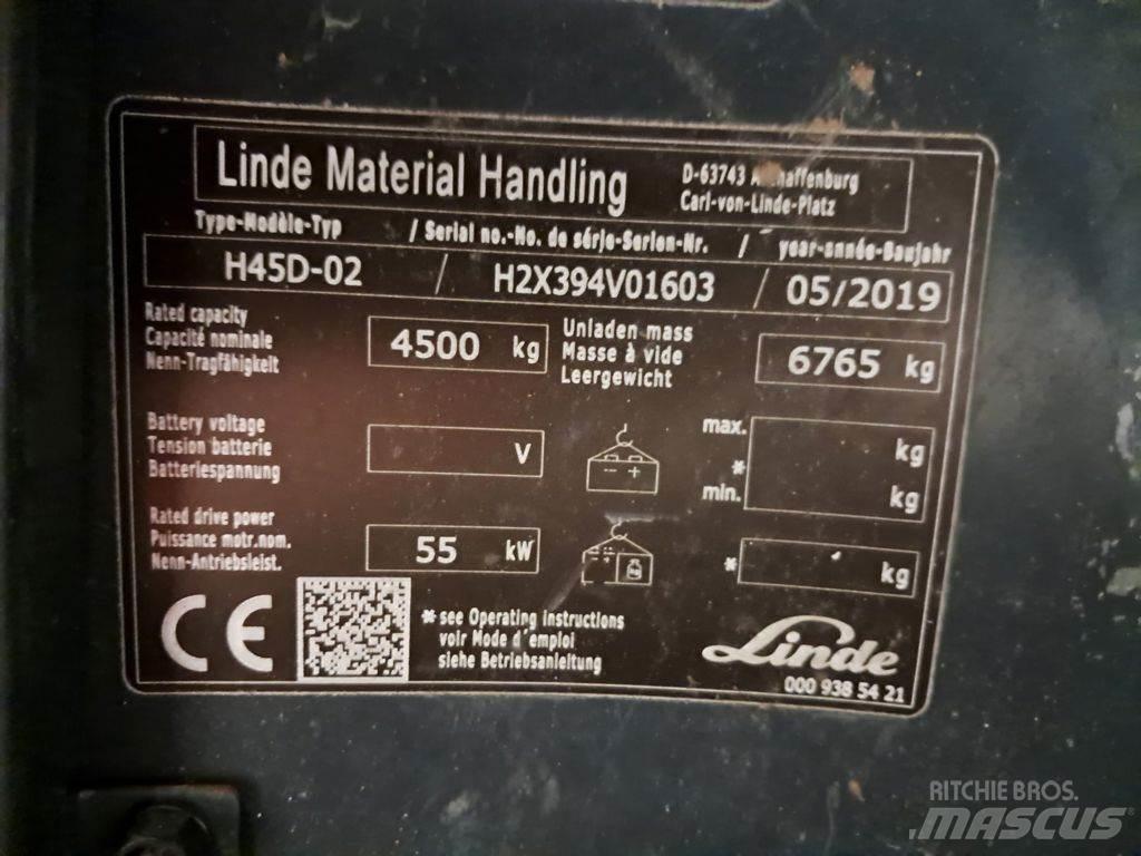 Linde H45D-02 Stivuitor diesel