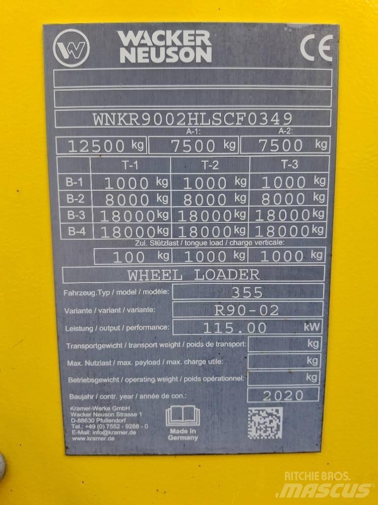 Wacker Neuson WL 95 Incarcator pe pneuri