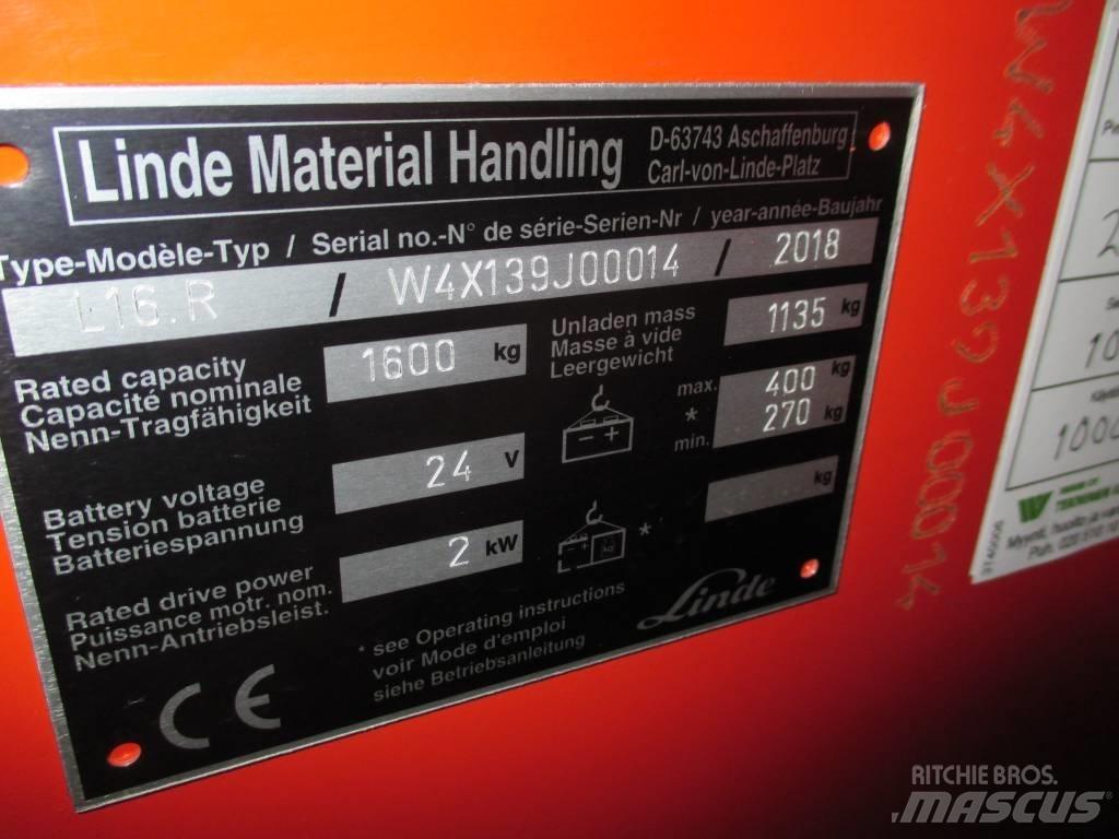 Linde L16R Transpaleti autopropulsanti