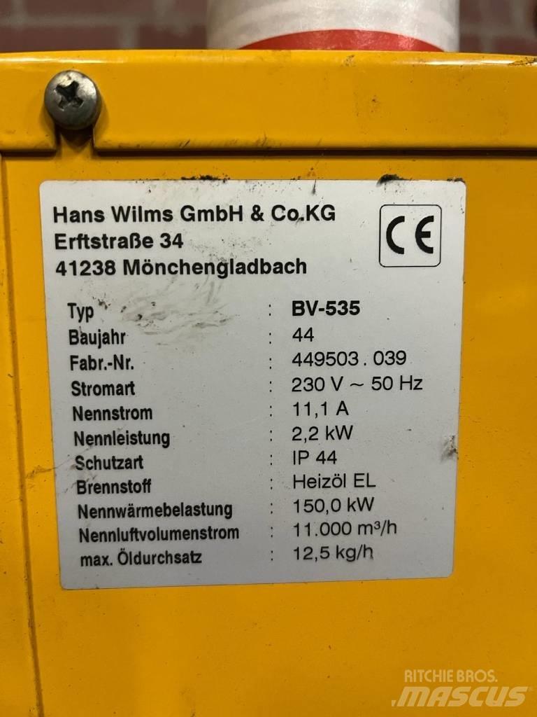Wilms BV 535 Echipamente incalzire si dezghetare