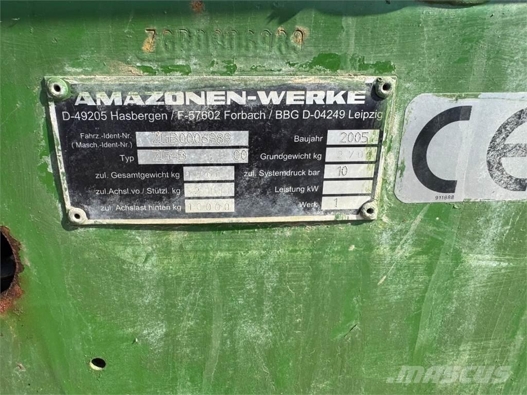 Amazone ZG-B 8200 Împrastierea mineralelor
