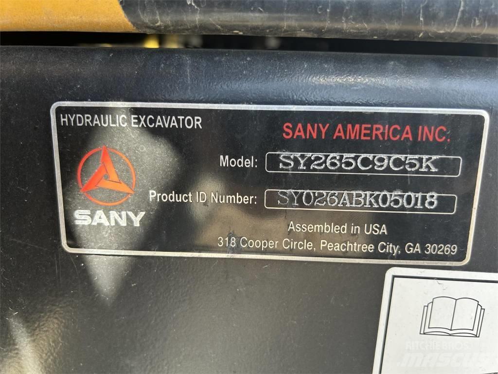 Sany SY265C Excavatoare pe șenile
