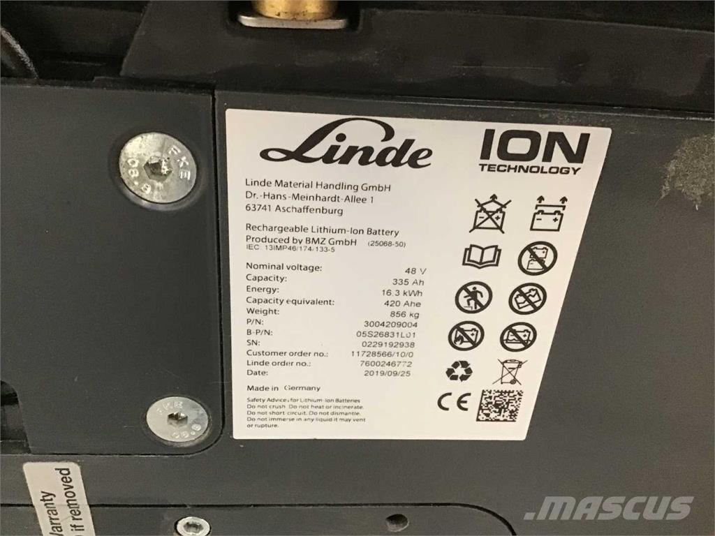 Linde E16 ION Stivuitor electric