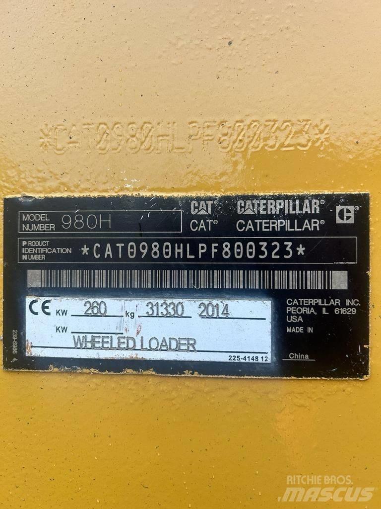 CAT 980H Incarcator pe pneuri