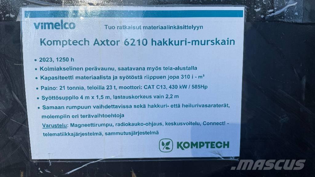 Komptech Axtor 6210 Masini de tocat lemn