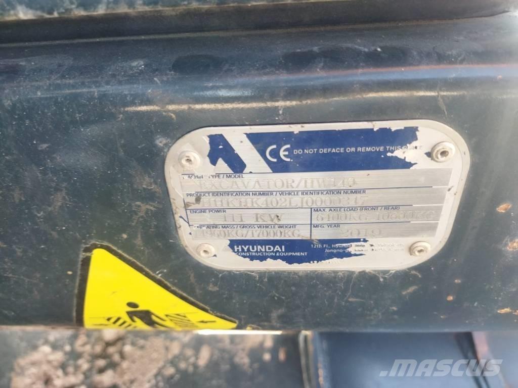 Hyundai HW 140 A Excavatoare cu roti