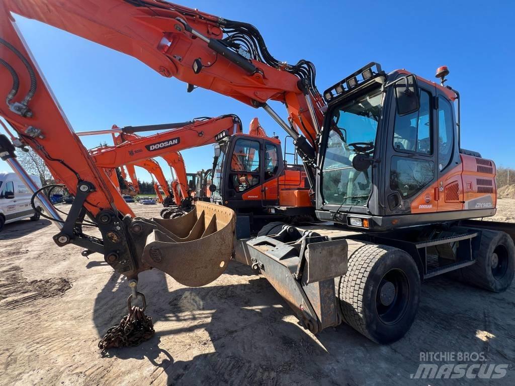 Doosan DX140W-5 Excavatoare cu roti