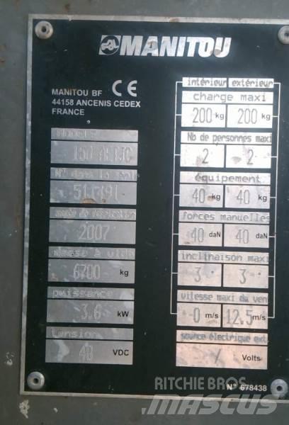Manitou 150 AETJC Nacele cu brat articulat
