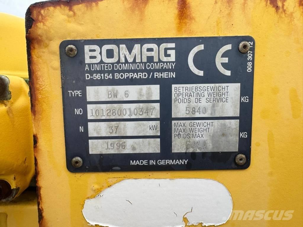 Bomag BW 6 Cilindri compactori dubli