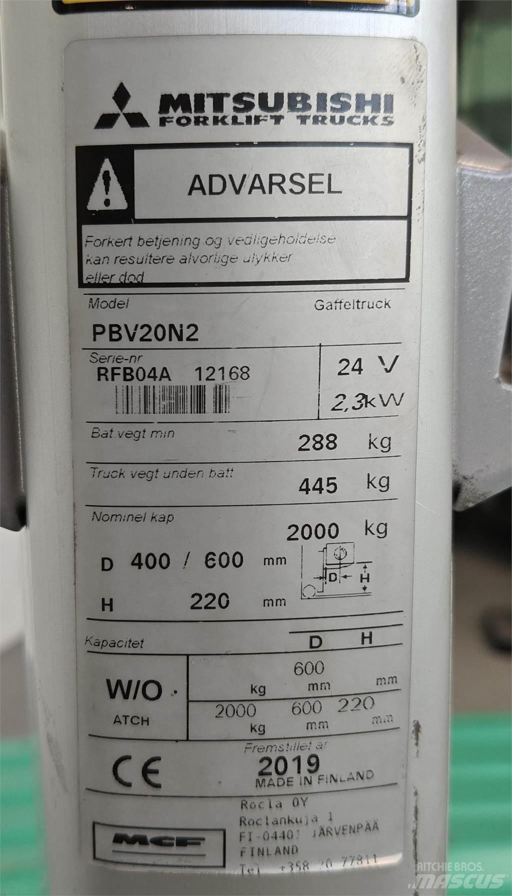 Mitsubishi PBV20N2 Strivuitoare-altele