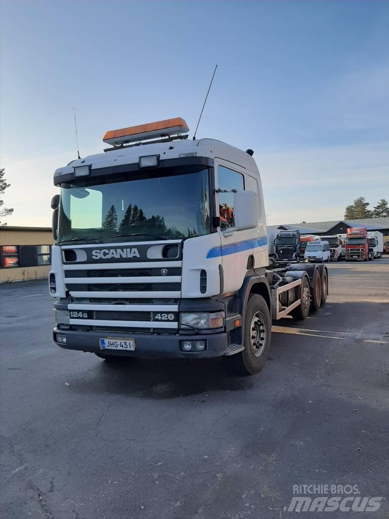 Scania P 124 Camion cu carlig de ridicare