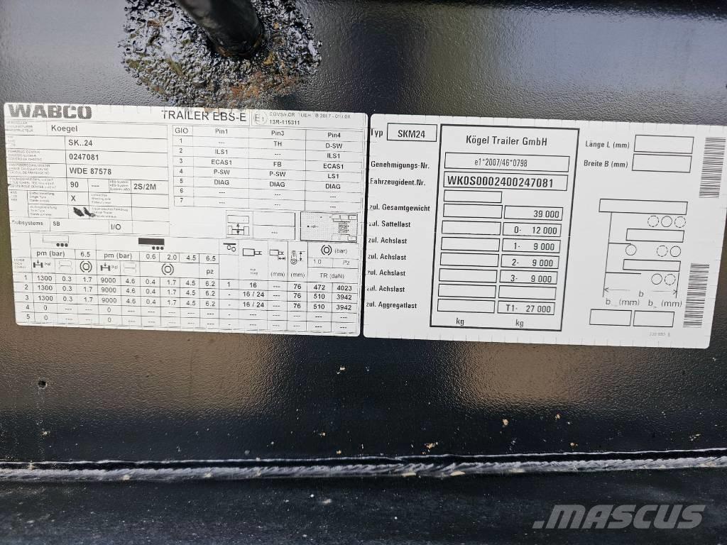 Kögel SKM24 Semi-remorca Basculanta