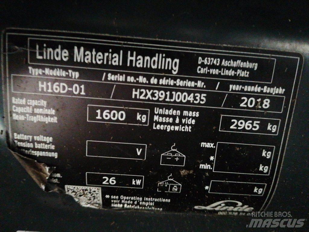 Linde H16D-01 Stivuitor diesel