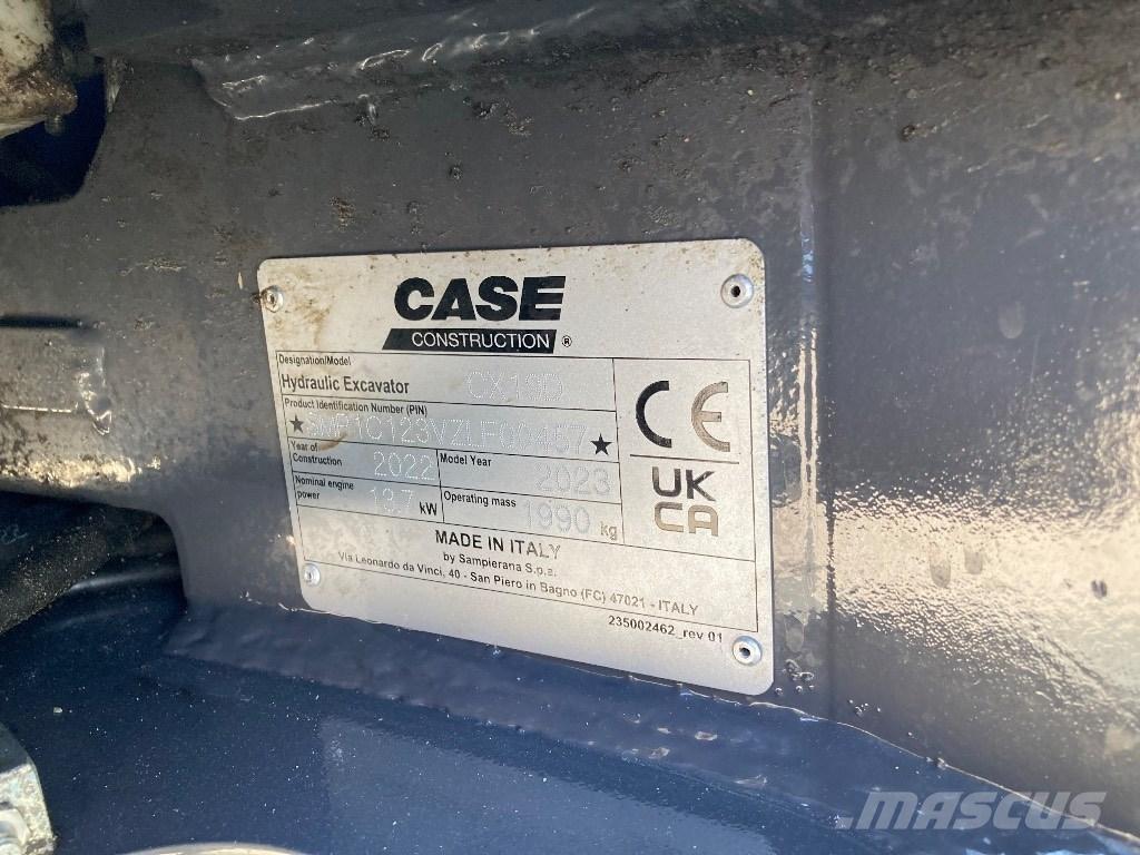CASE CX 19 D Mini excavatoare < 7t