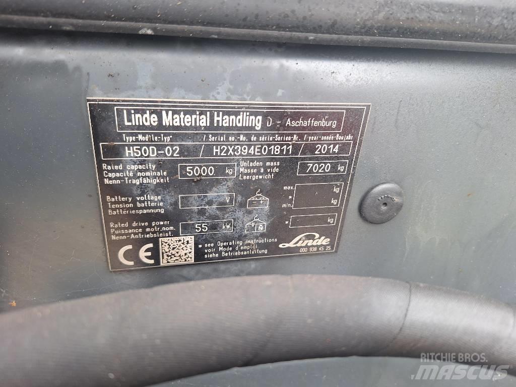 Linde H 50 D Stivuitor diesel
