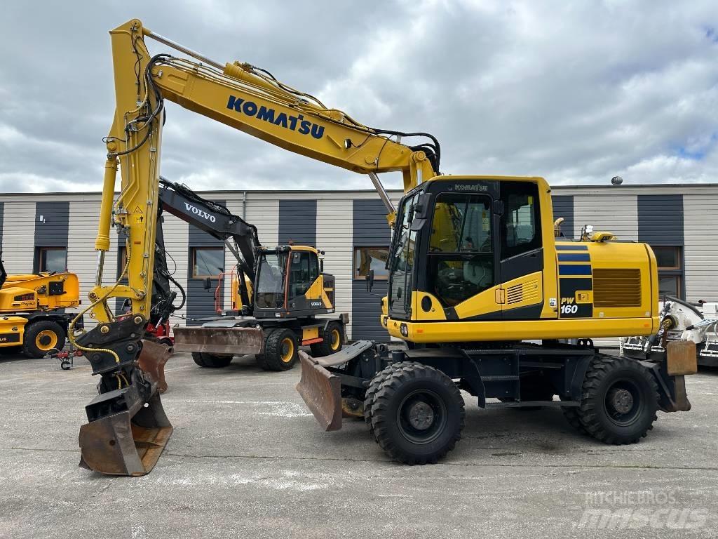 Komatsu PW160-11 Excavatoare cu roti