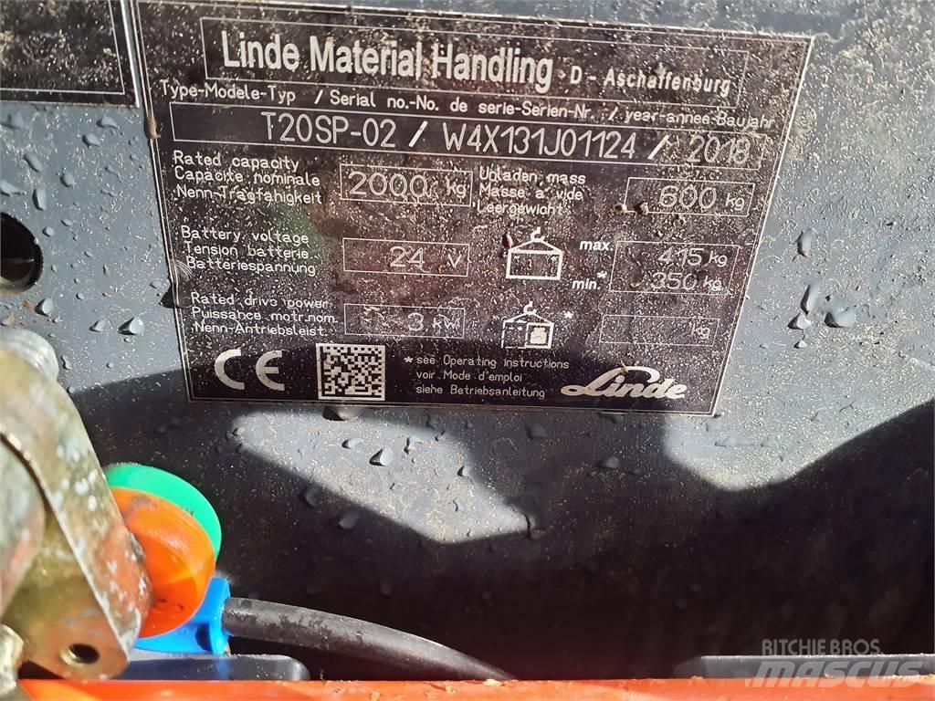 Linde T20SP kurz Transpaleta manuala