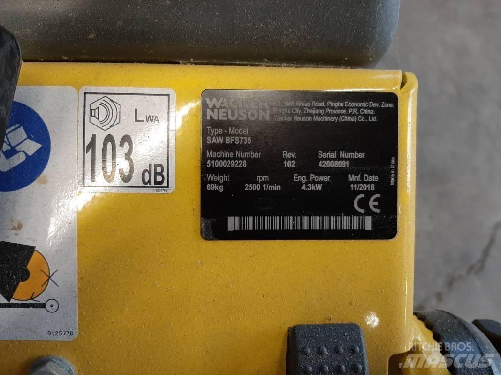 Wacker Neuson BFS735 Fierastrau pentru stanca si beton