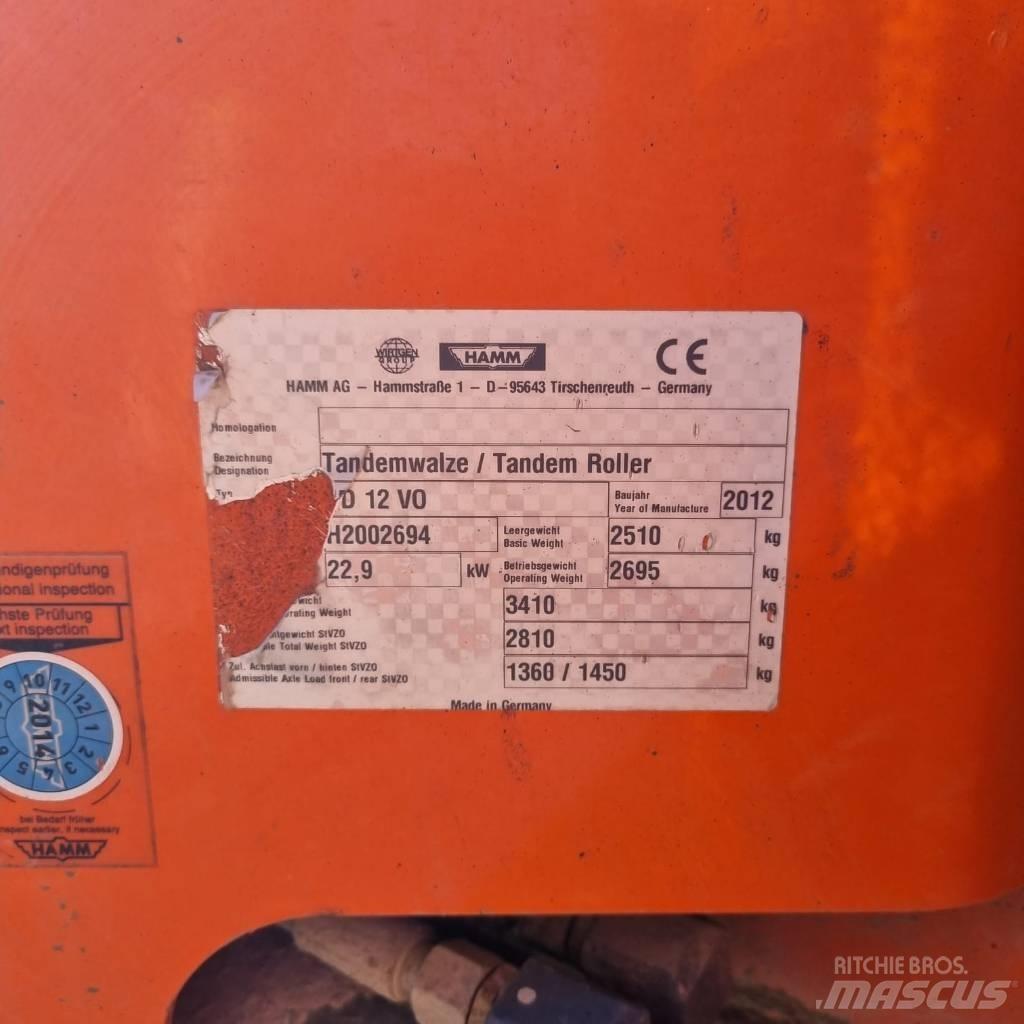 Hamm HD 12 VO Cilindri compactori dubli