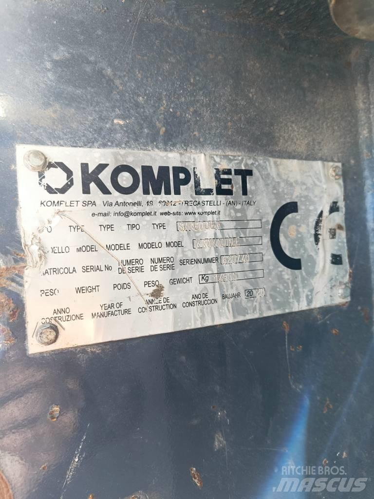 Komplet Krokodile Masina de tocat deseuri