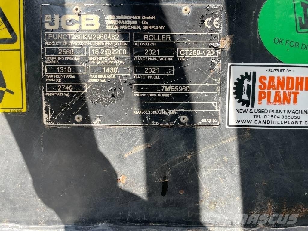 JCB CT 260-120 Cilindri compactori dubli