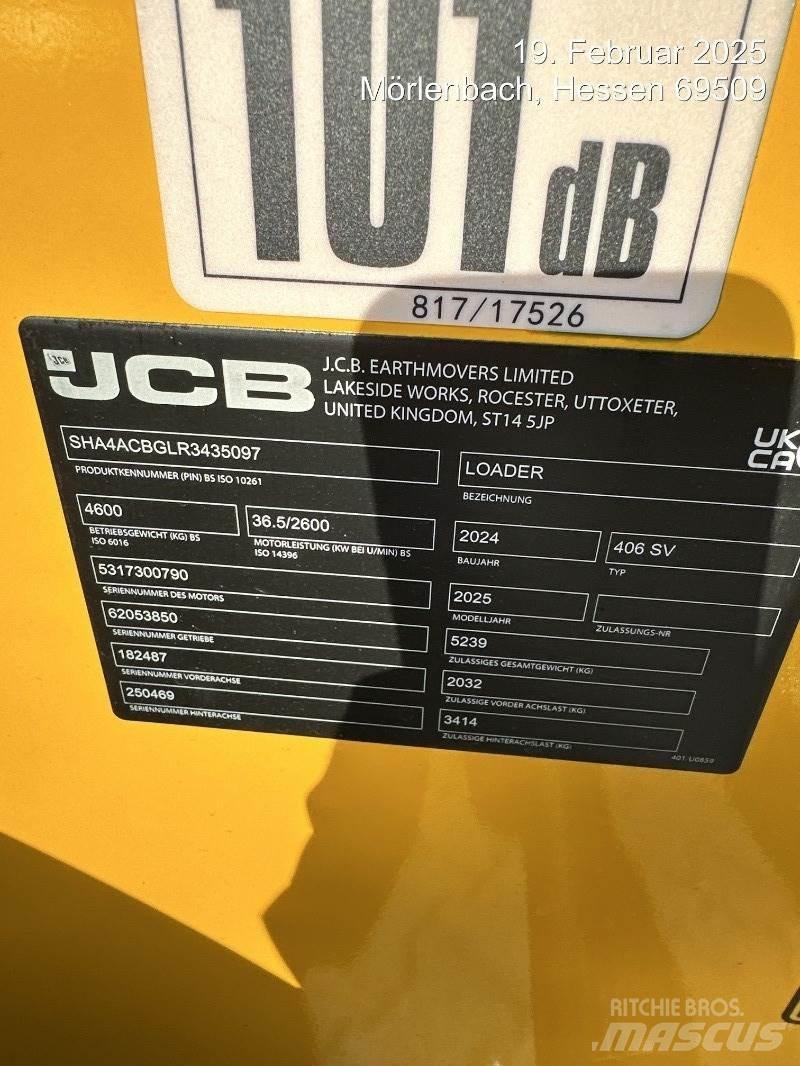 JCB 406 Incarcator pe pneuri