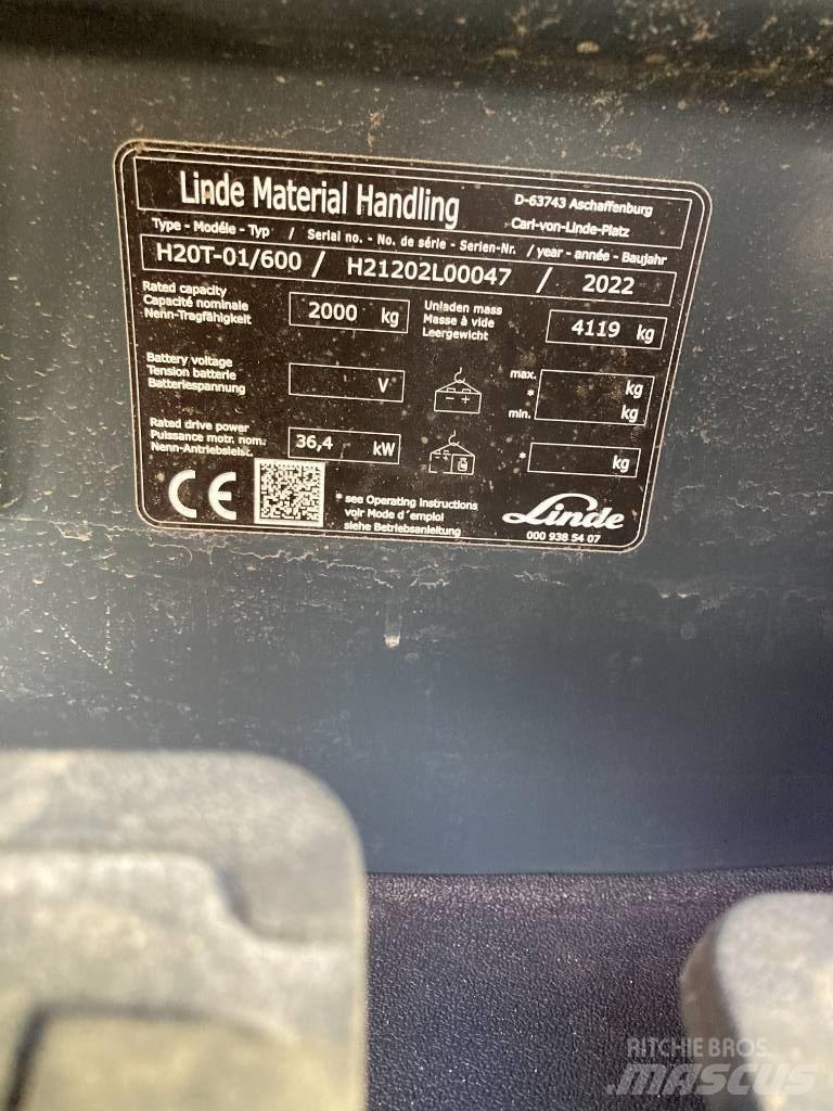 Linde H20T600/1202 Stivuitor GPL