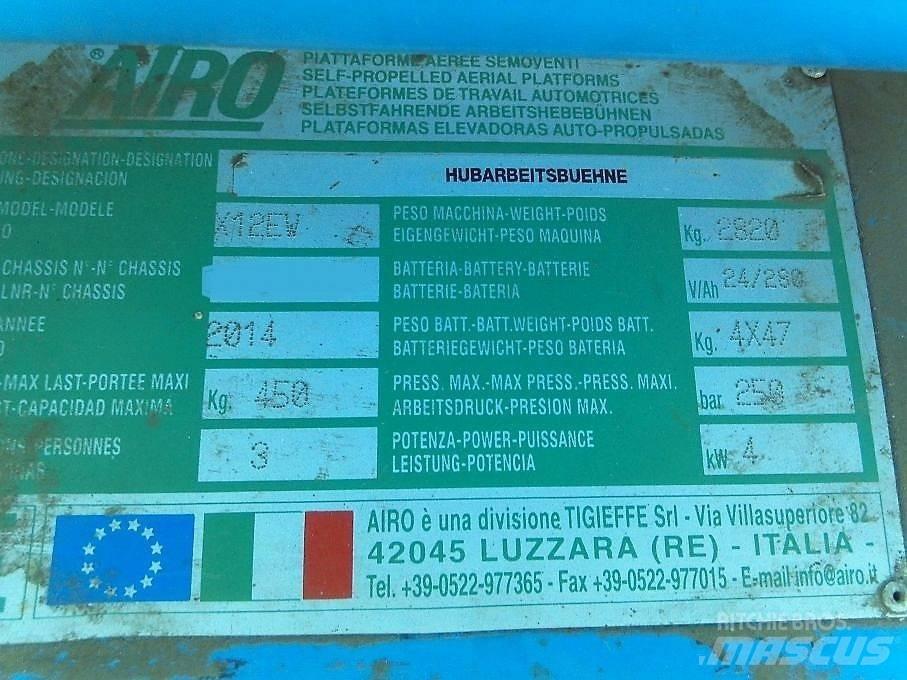 Airo X 12 EW Platforme foarfeca