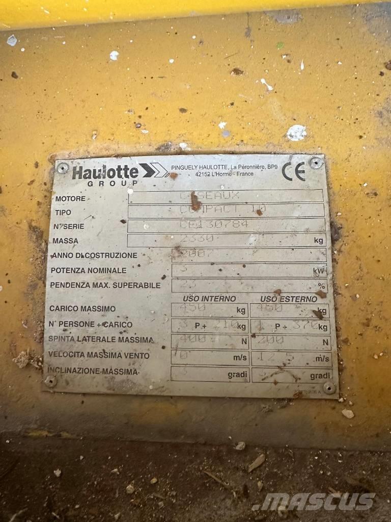 Haulotte Compact 10 Platforme foarfeca
