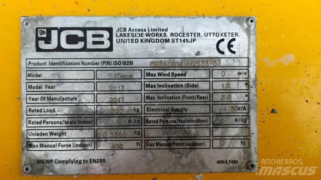 JCB S4550E Platforme foarfeca