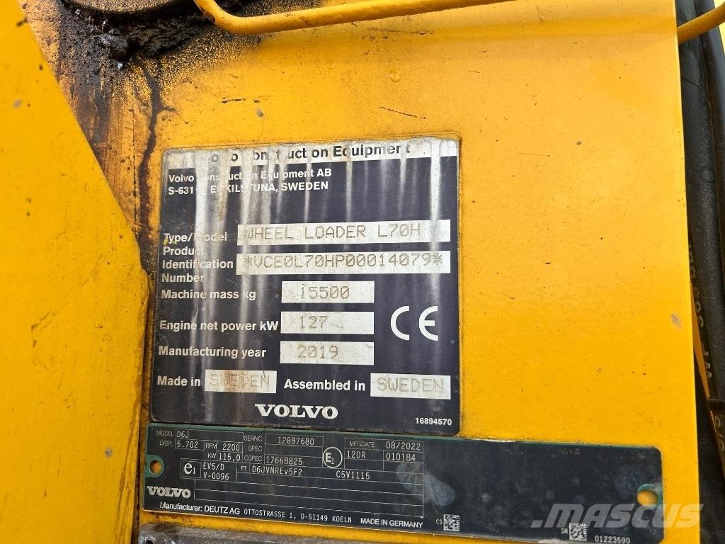 Volvo L 70 H Incarcator pe pneuri
