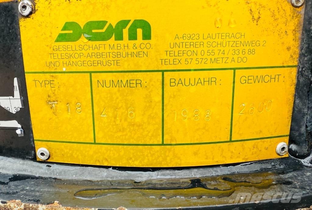  Dorn T18 Nacele cu brat articulat