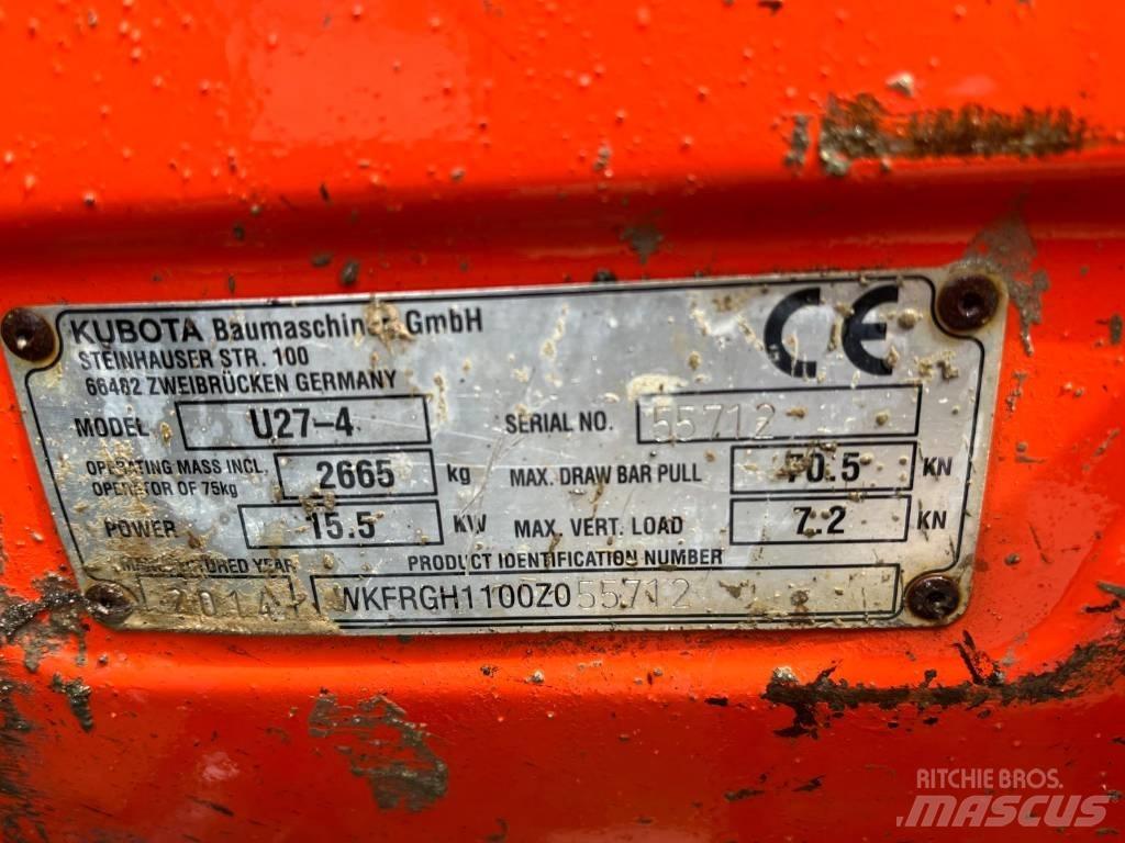 Kubota U 27-4 Mini excavatoare < 7t