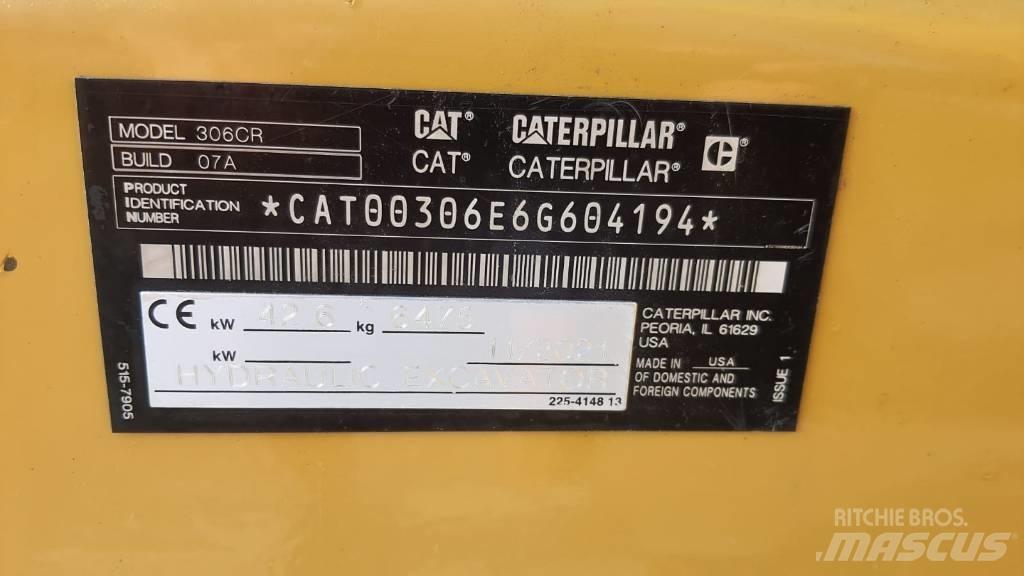CAT 306 CR 07A Mini excavatoare < 7t