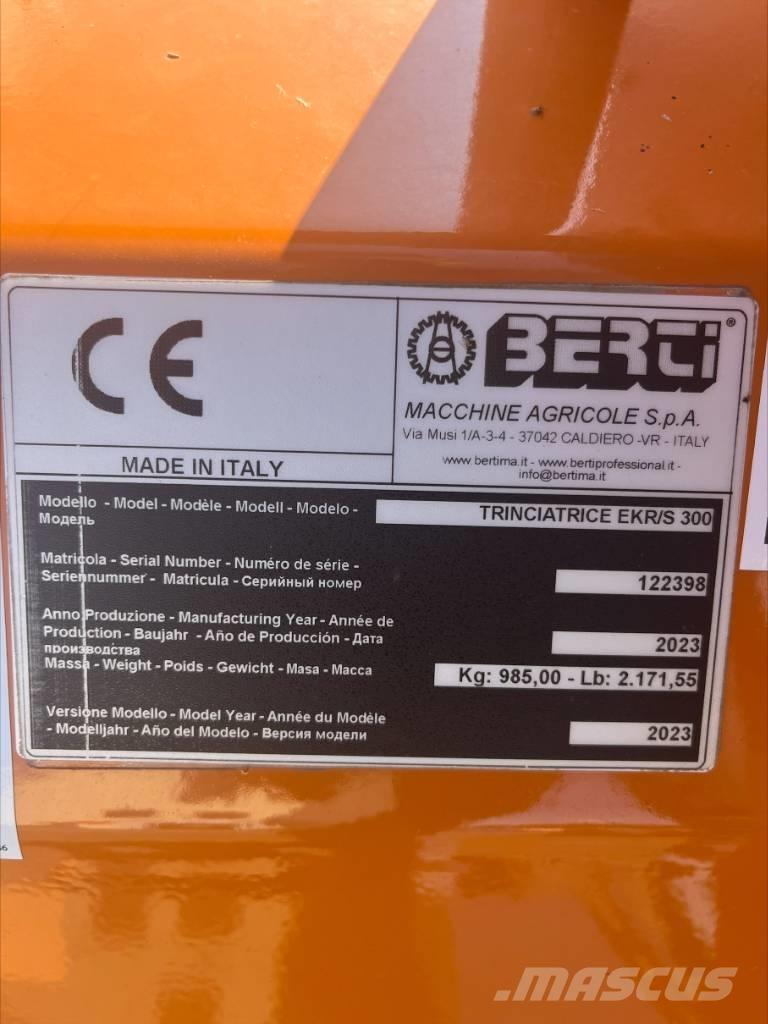 Berti EKR-S 300 Cositoare